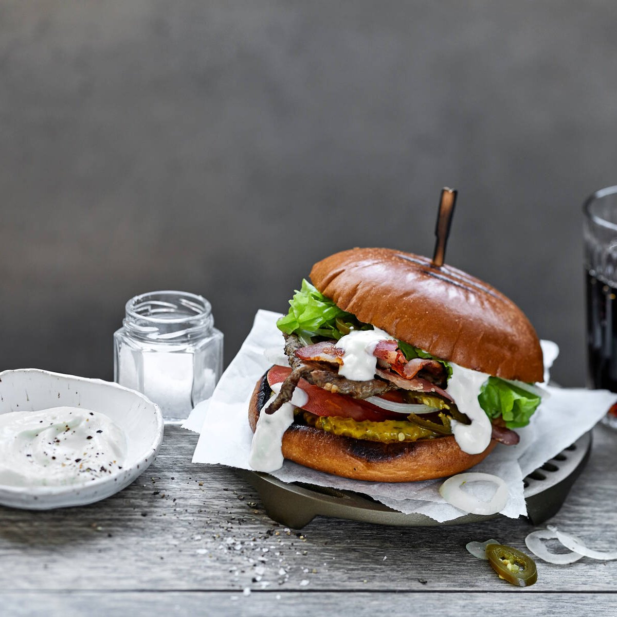 Premium burger