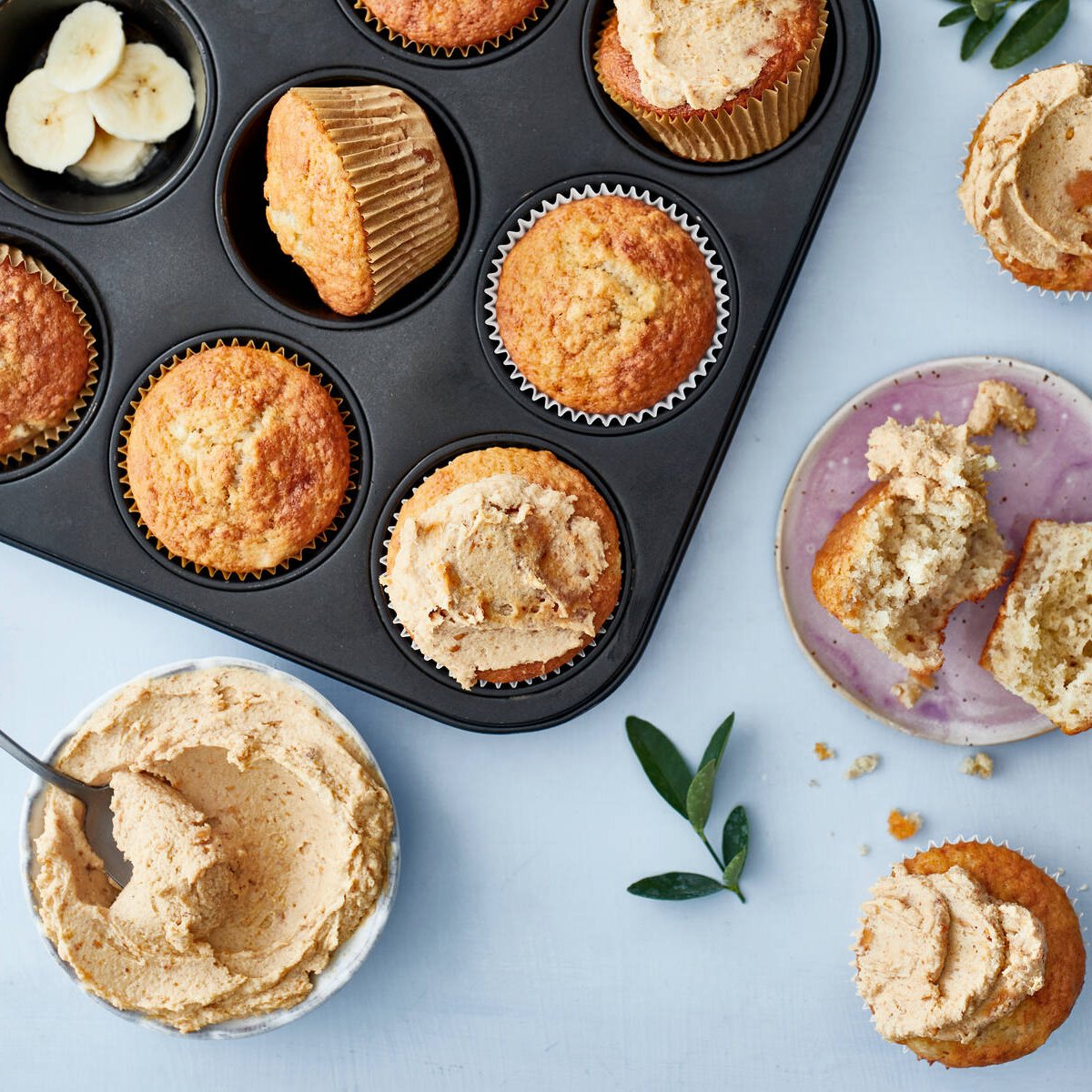 Banaanimuffinssit
