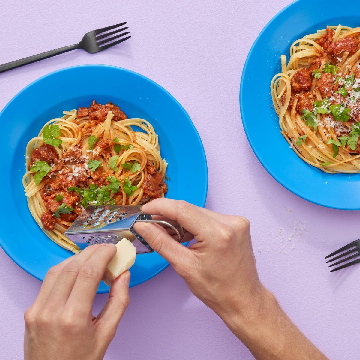 Nyhtökaura bolognese