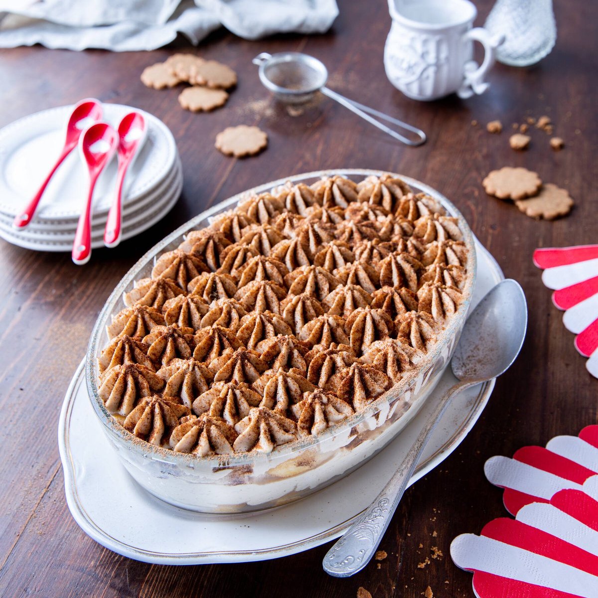 Kinuskikissan piparkakku-tiramisu