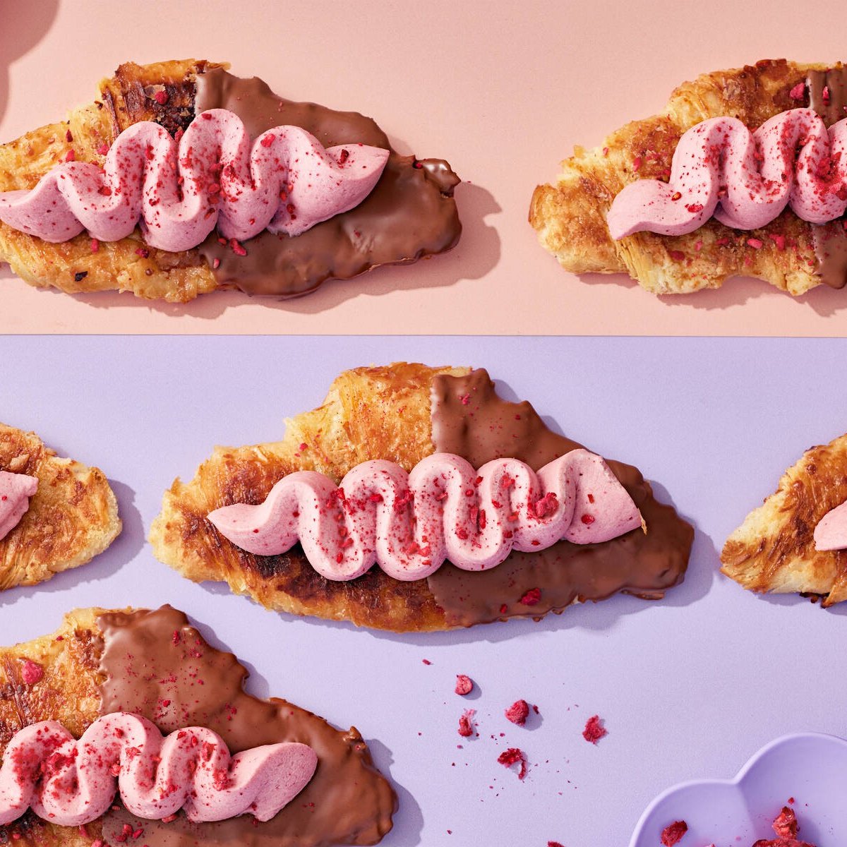 Litistetyt croissantit