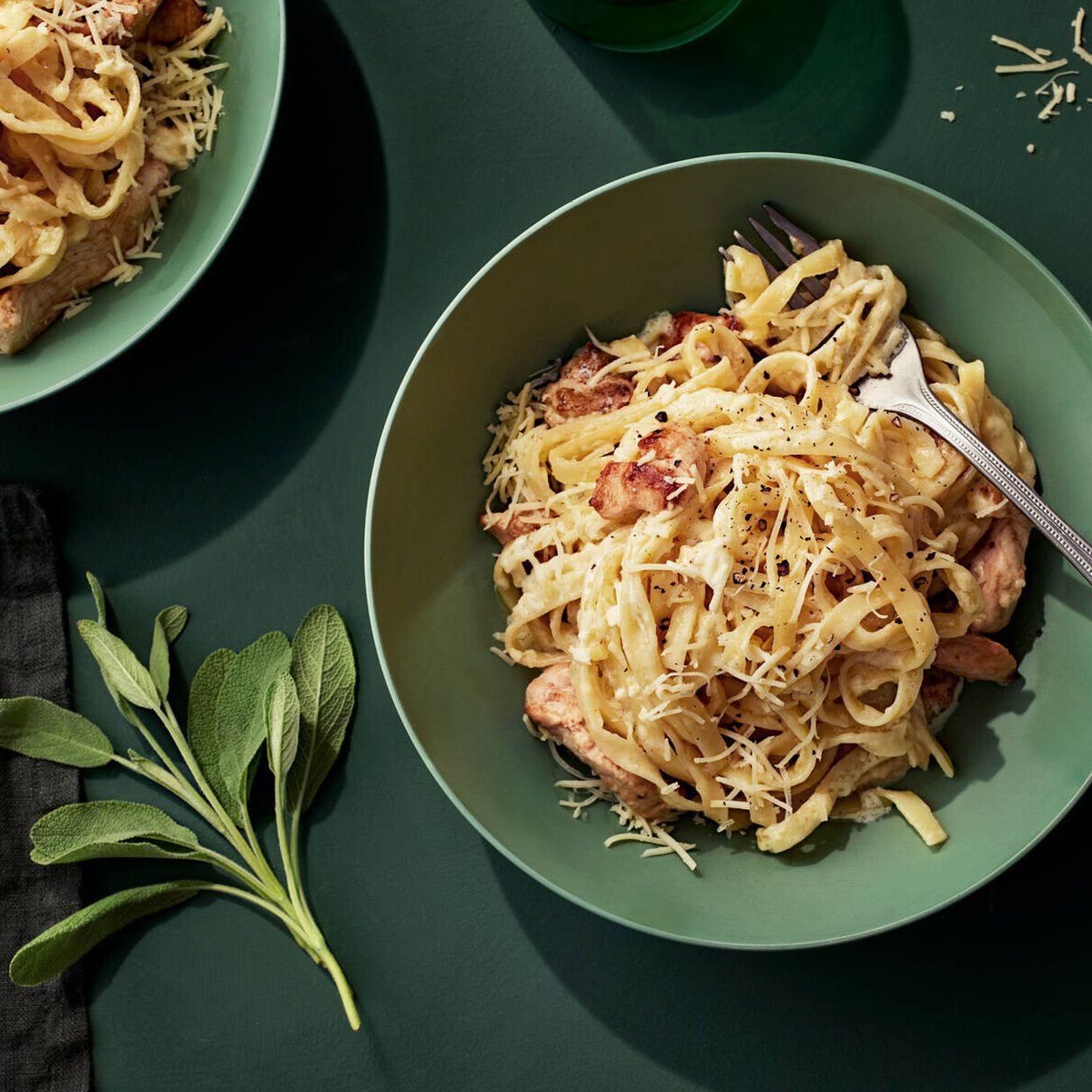 Pasta alfredo kanalla
