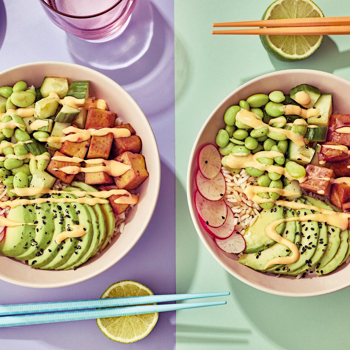 Poke bowl tofulla
