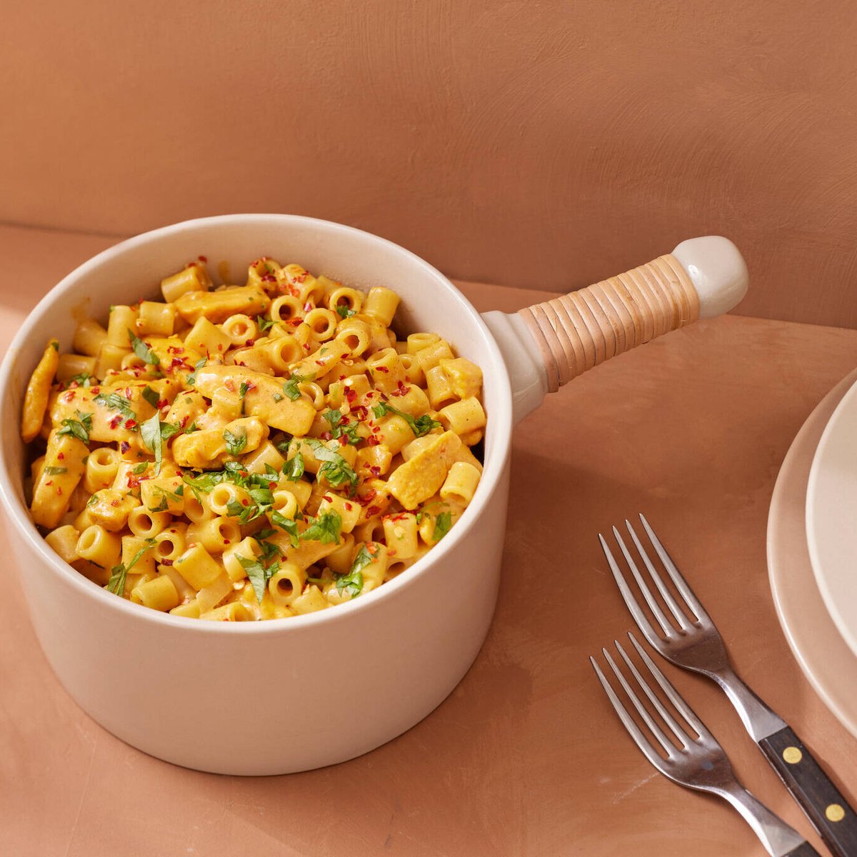 Yhden pannun currypasta