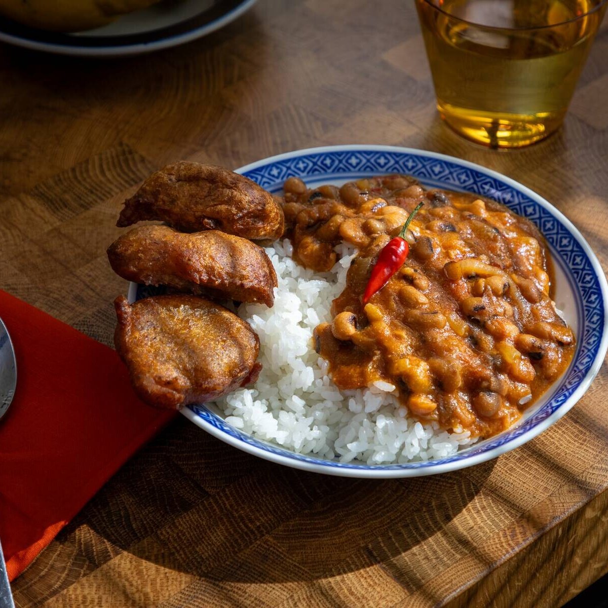 Robertin Bean Stew eli ghanalainen papumuhennos
