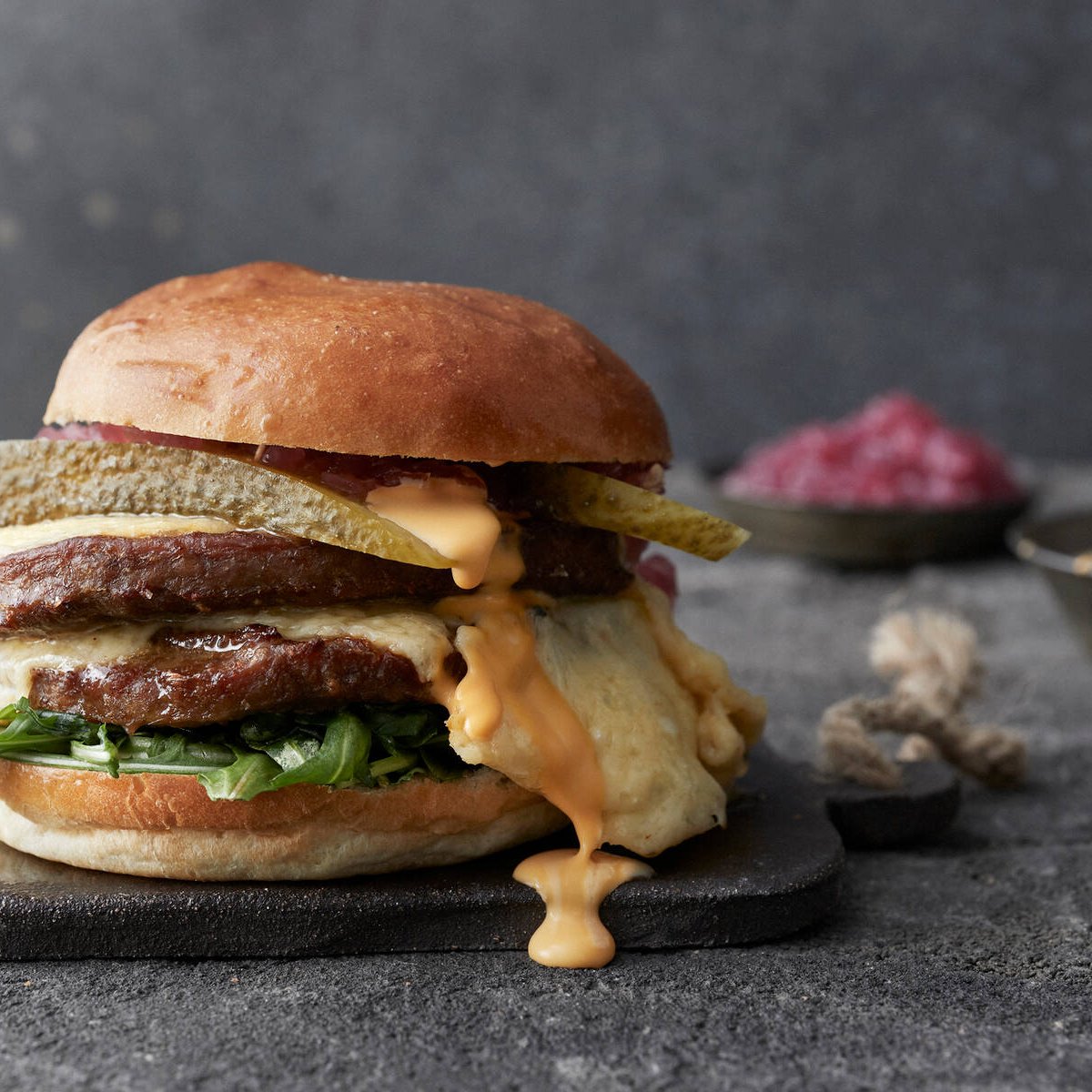 Tupla cheddar burgeri