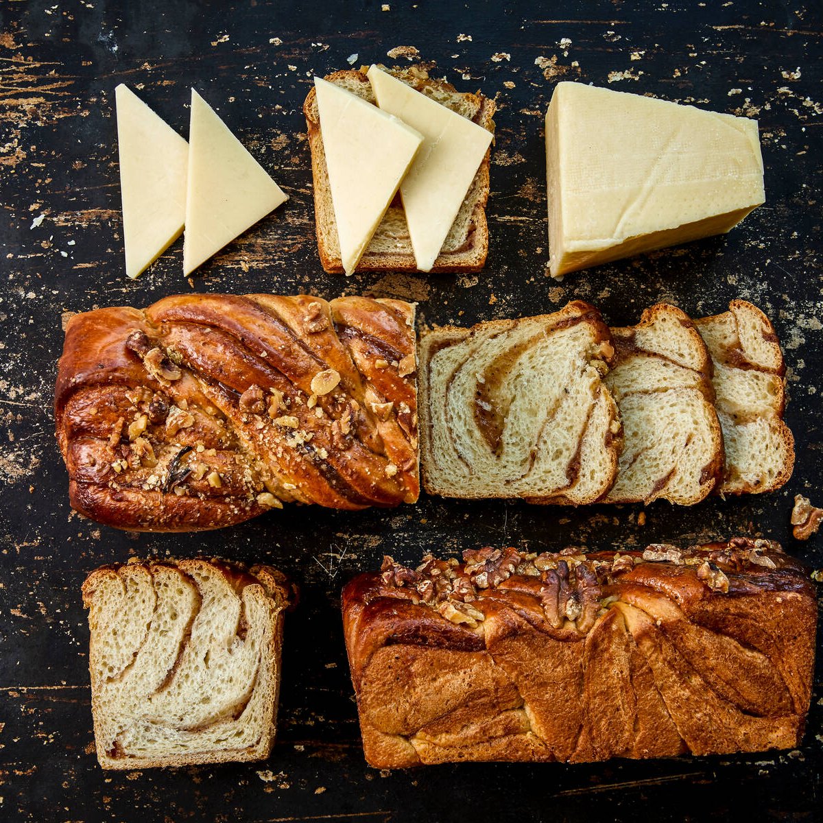 Kanelicurd-pähkinä-Brioche