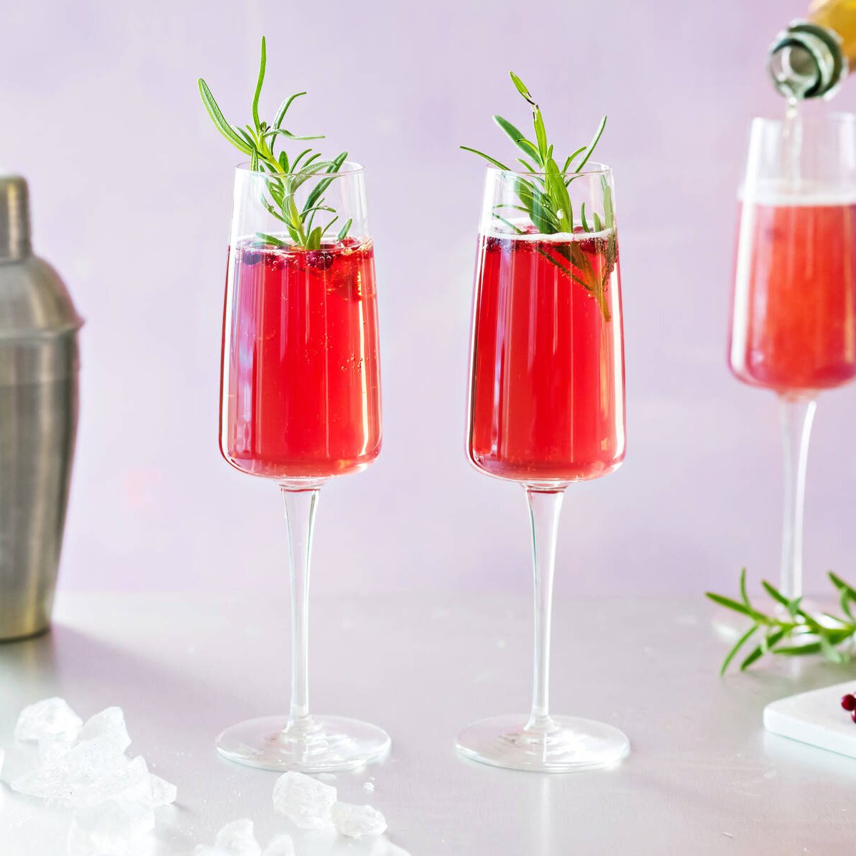 Kombucha-raparperimocktail