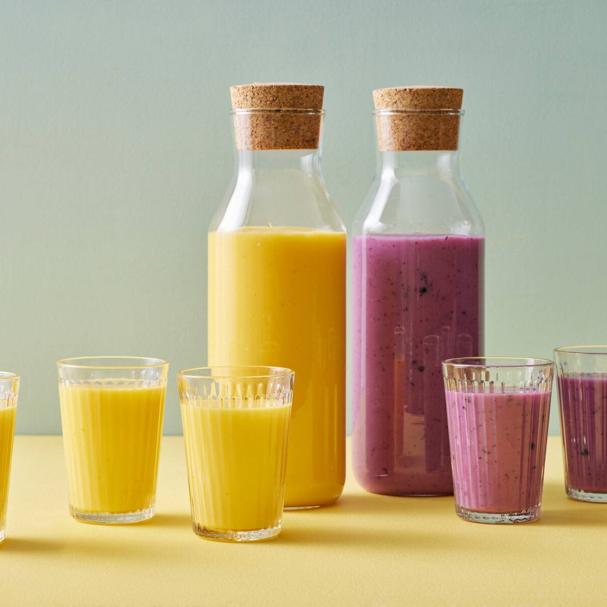 Hedelmäinen smoothie piimästä