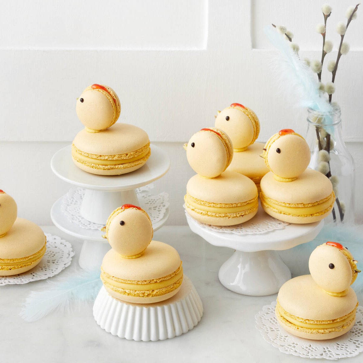 Pääsiäistipu macarons