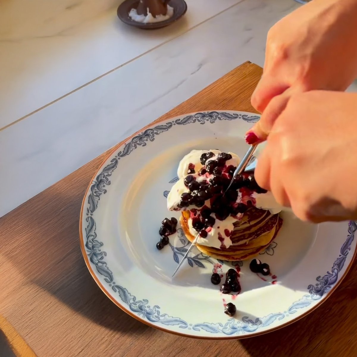 Kermakaramelliset pannukakut
