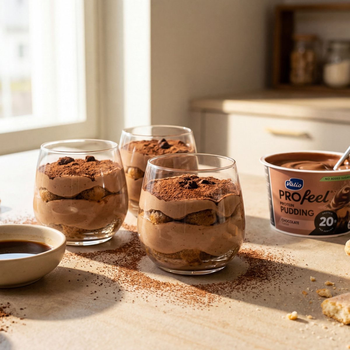 Tiramisu w pucharkach