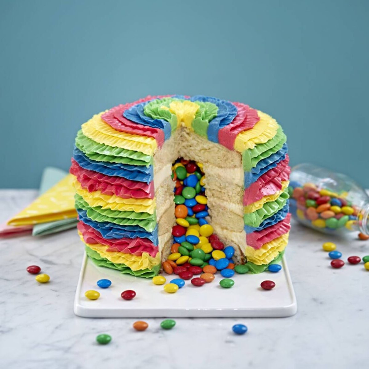 Piñata tårta