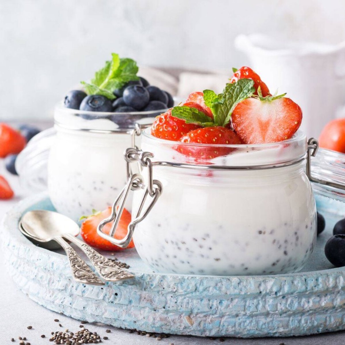 Chiapudding med honung