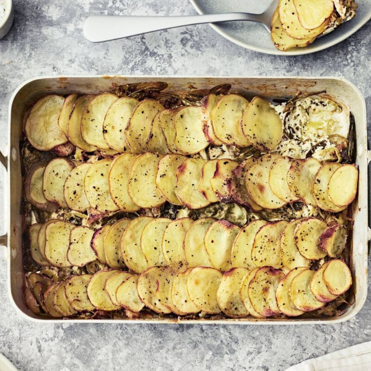 Fisk- och potatisgratäng