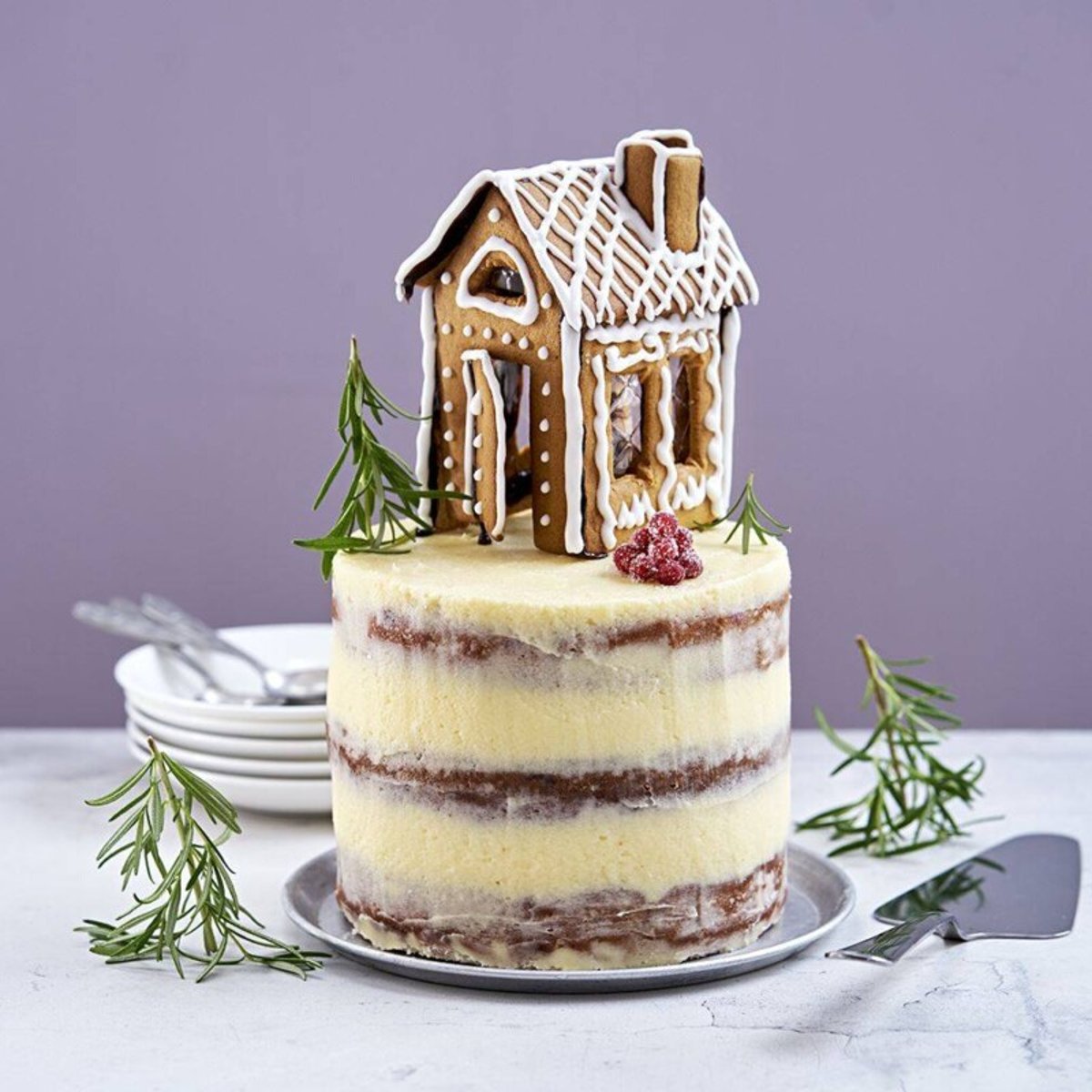 Pepparkakstårta