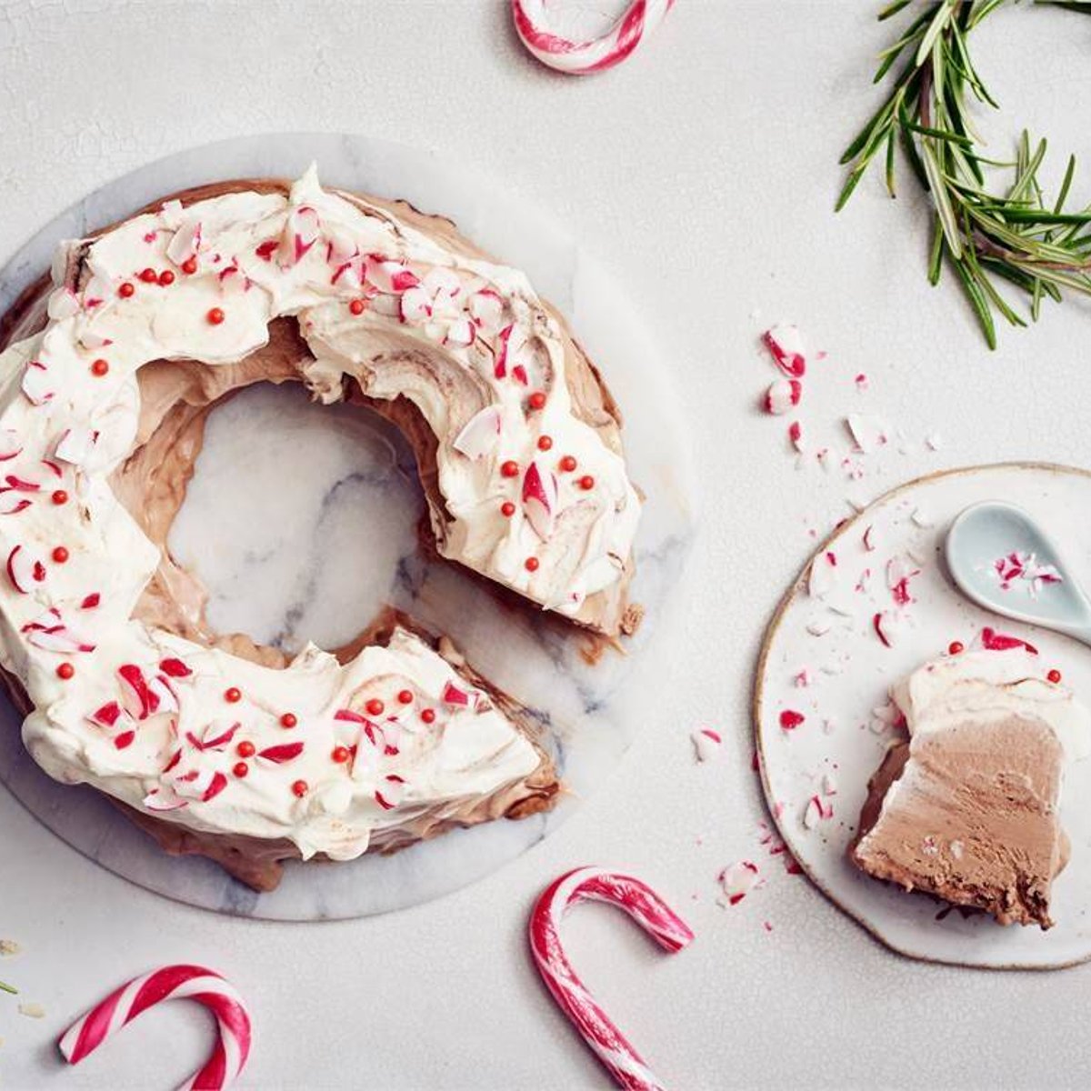 Polka- och chokladglass