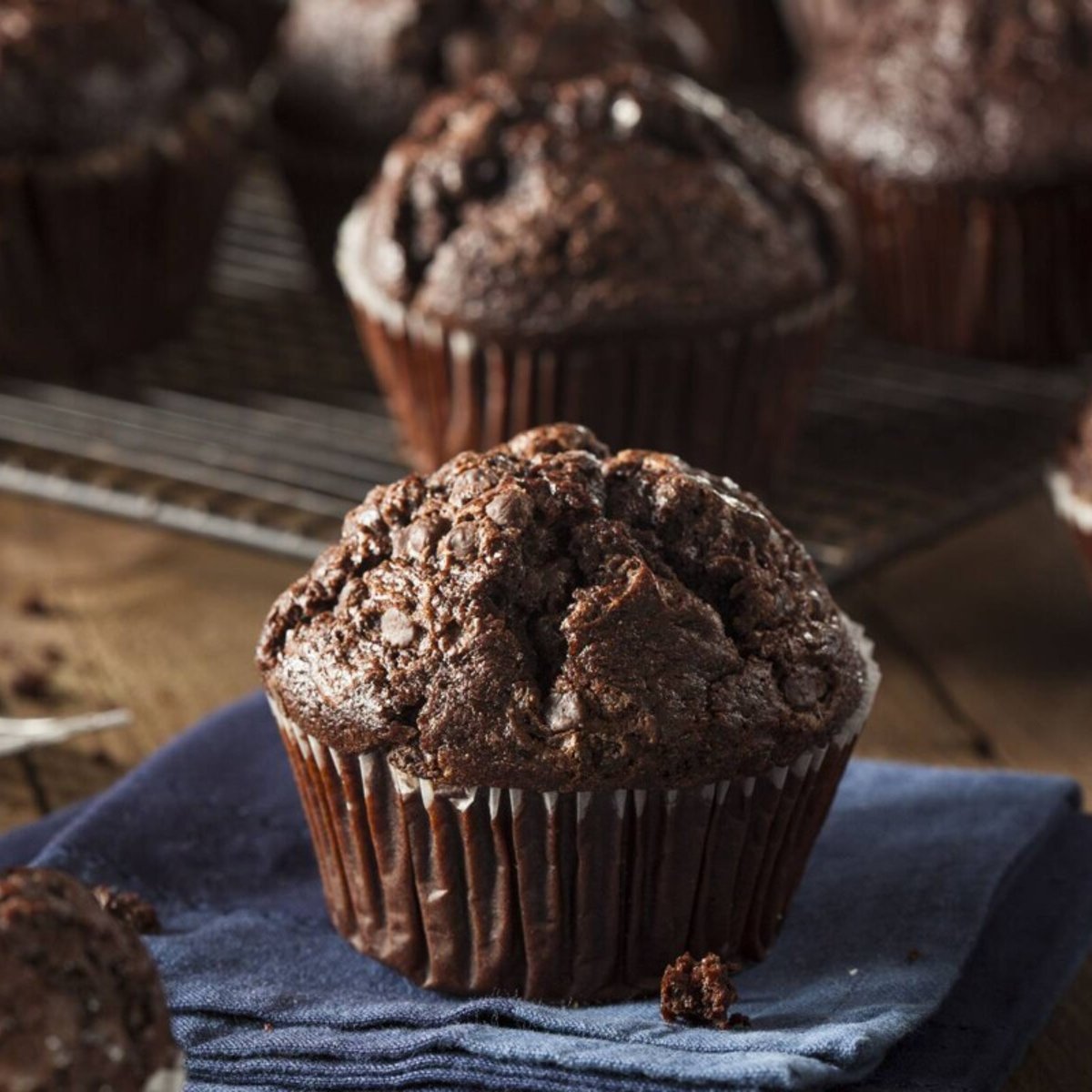 Proteinmuffins med chokladsmak