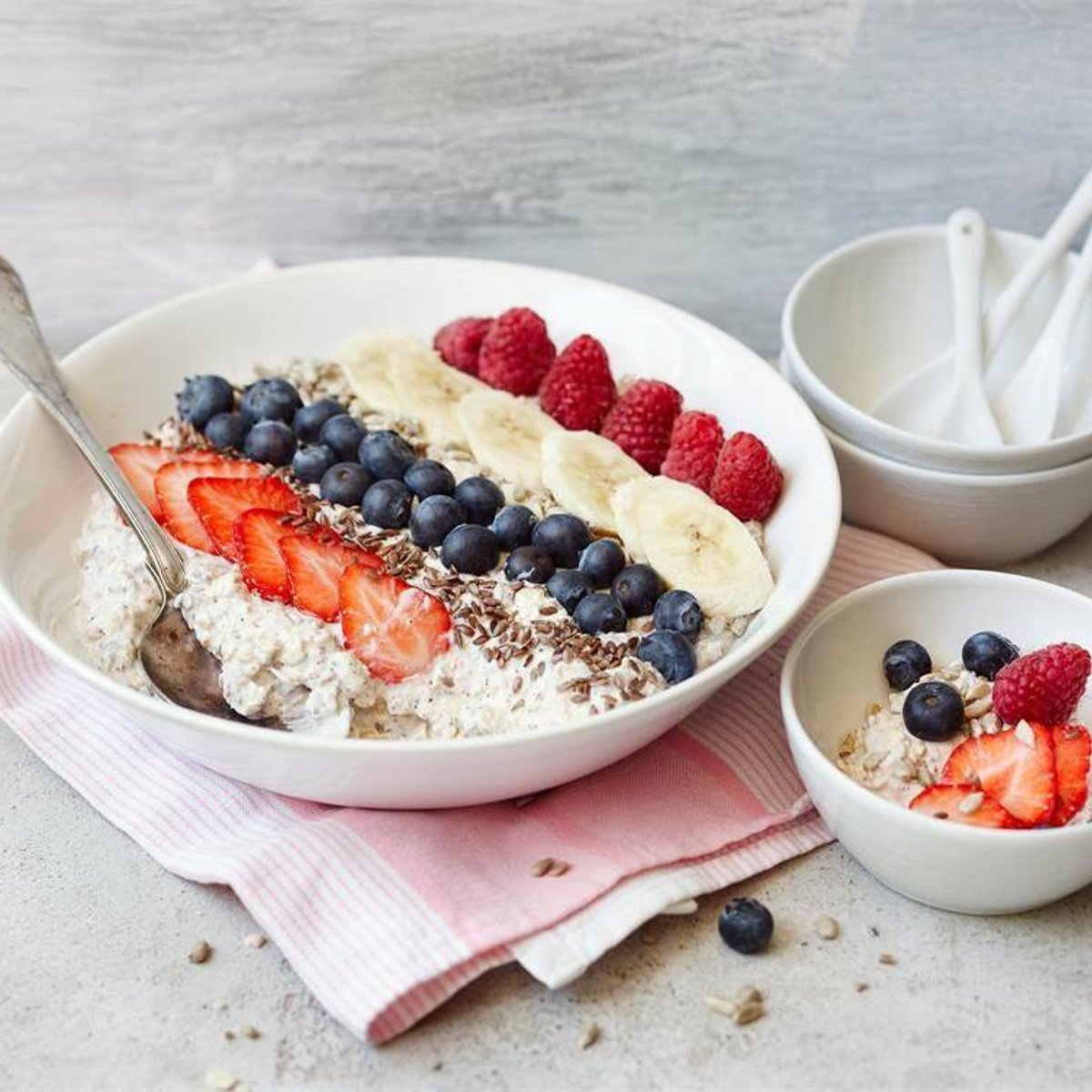 Overnight oats med kefir
