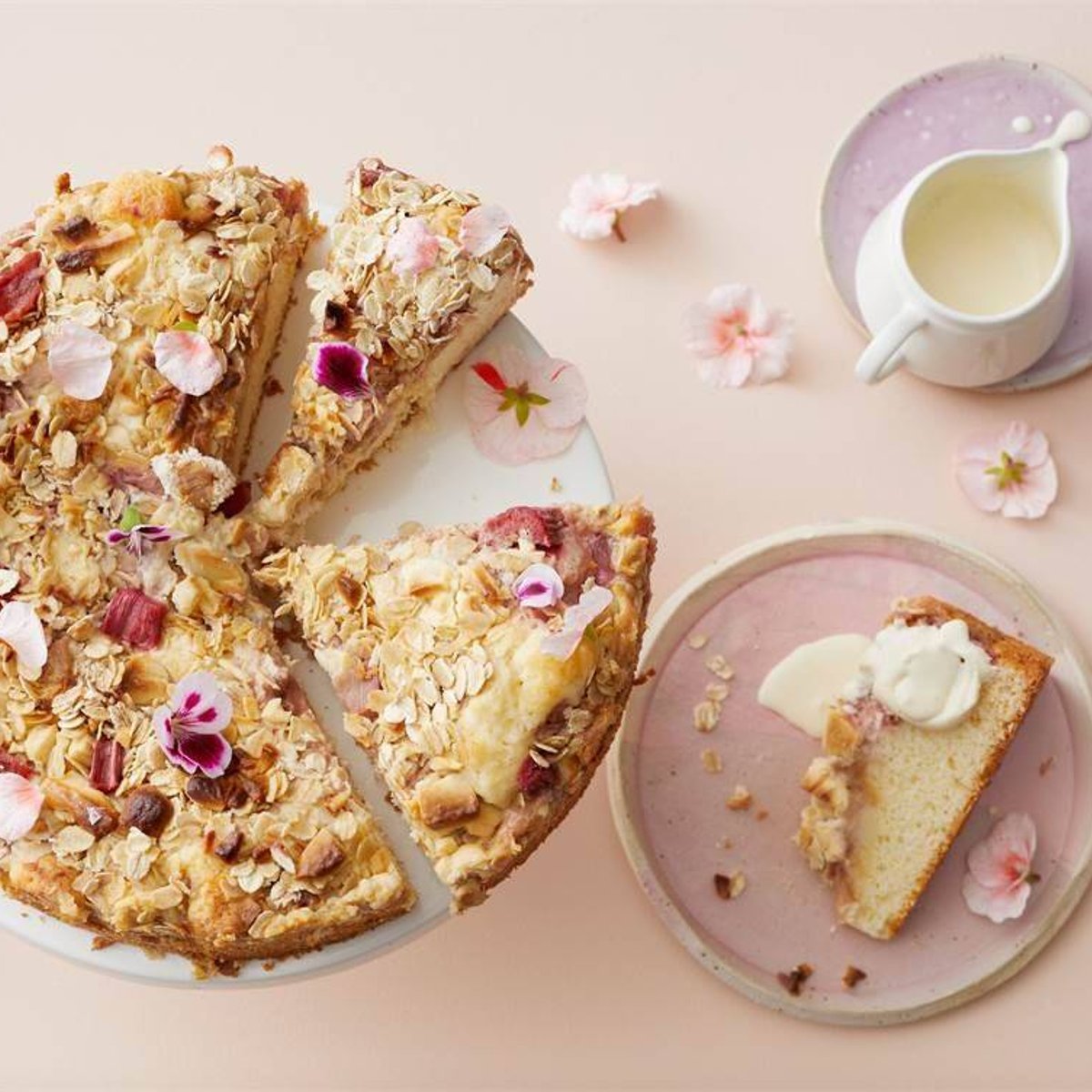 Glutenfri rabarberkaka
