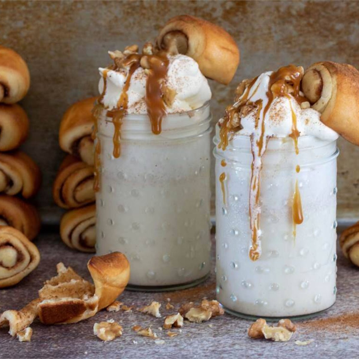 Milkshake med kanelbullesmak