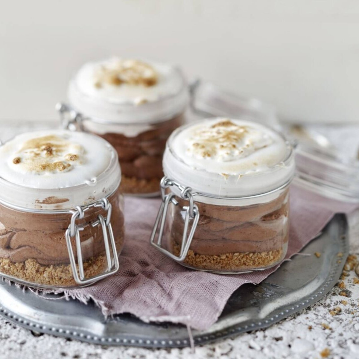 S’mores cheesecake i glas
