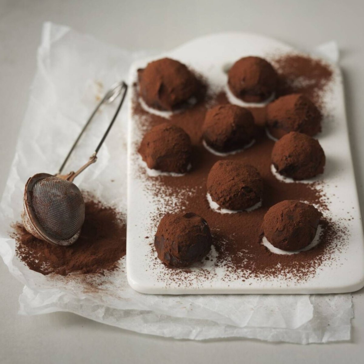 Chokladtryffel med havssalt