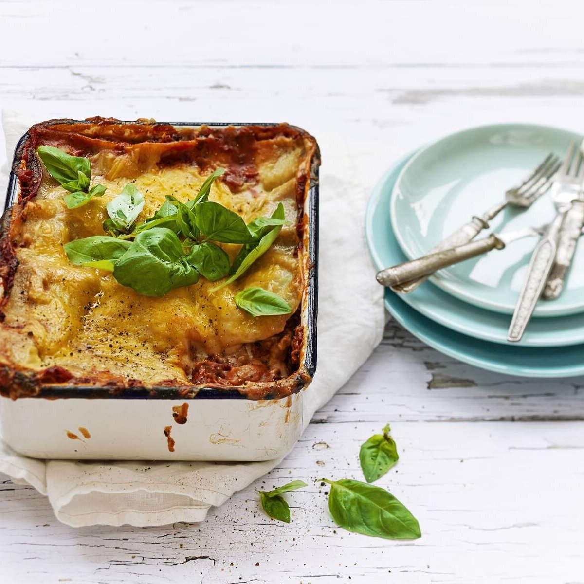 Vegetarisk laktosfri lasagne