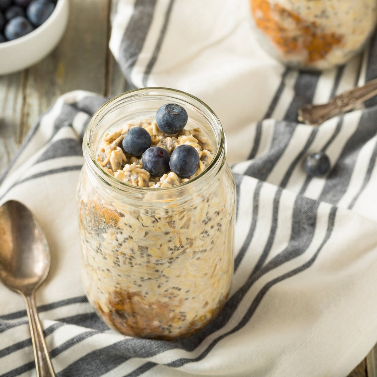 Overnight Oats med agavesirap