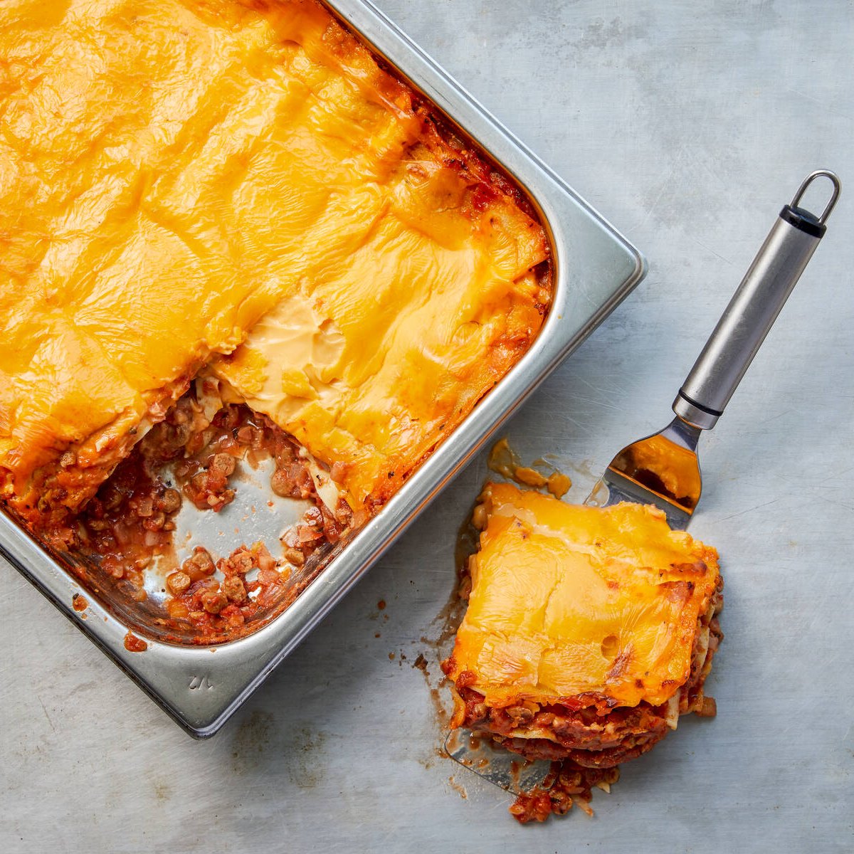 Enkel och krämig lasagne