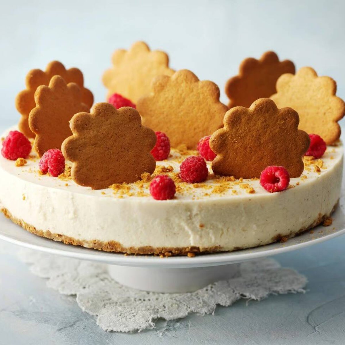 Äppelcheesecake med pepparkaka