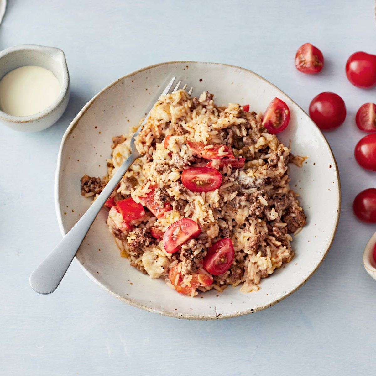 Köttfärsrisotto