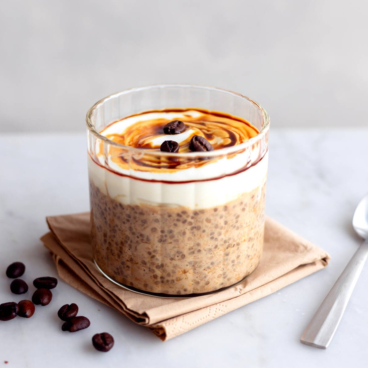 Overnight oats med espresso
