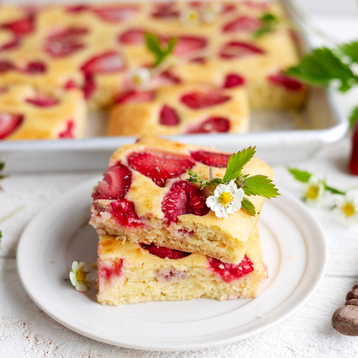 Amerikansk pannkaka i långpanna