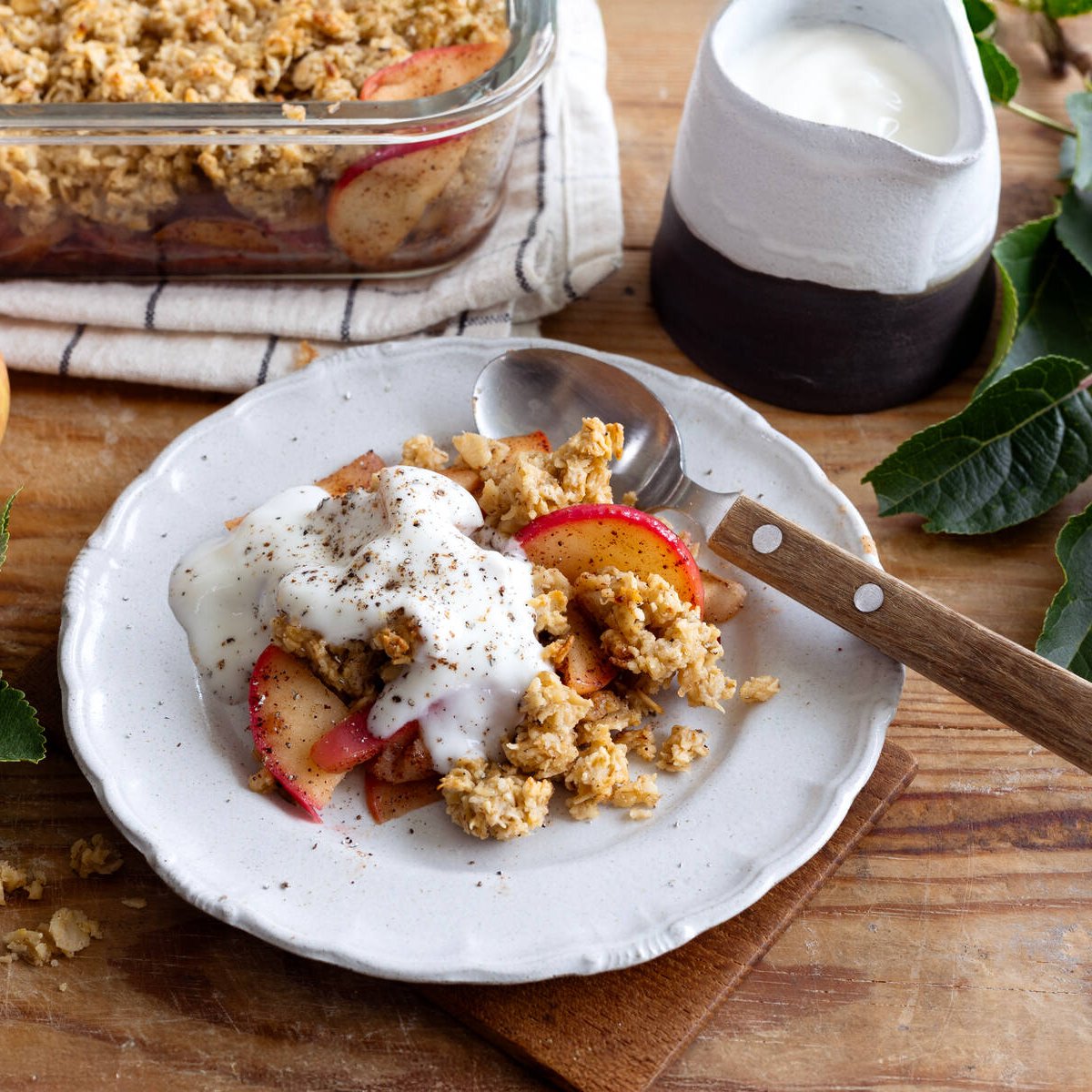 Frukostpaj med äpple