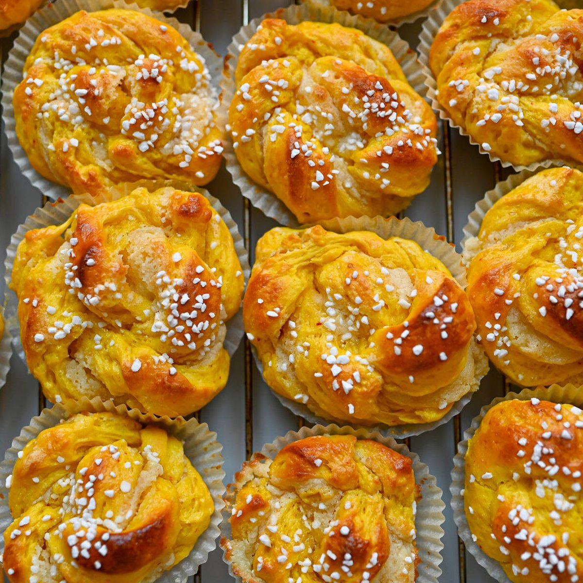 Saffransbullar med vanilj