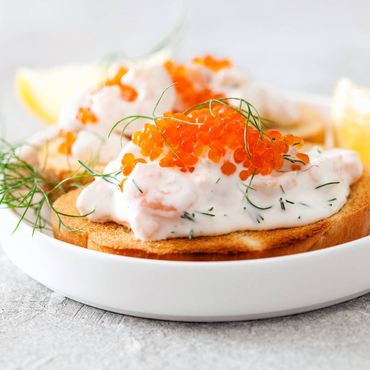 Toast skagen