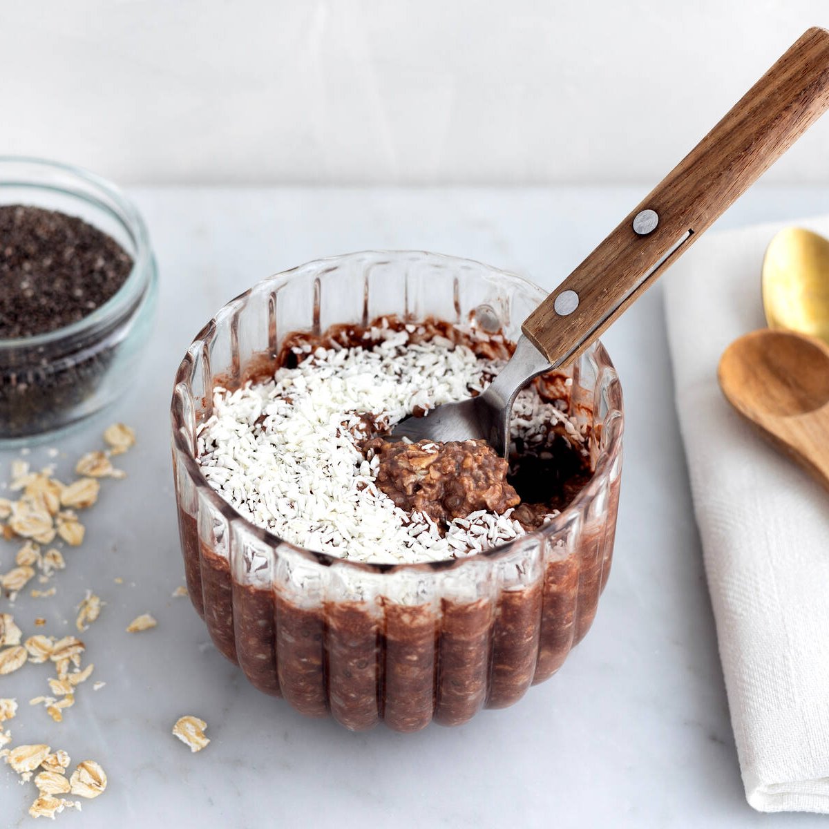 Overnight oats chokladboll