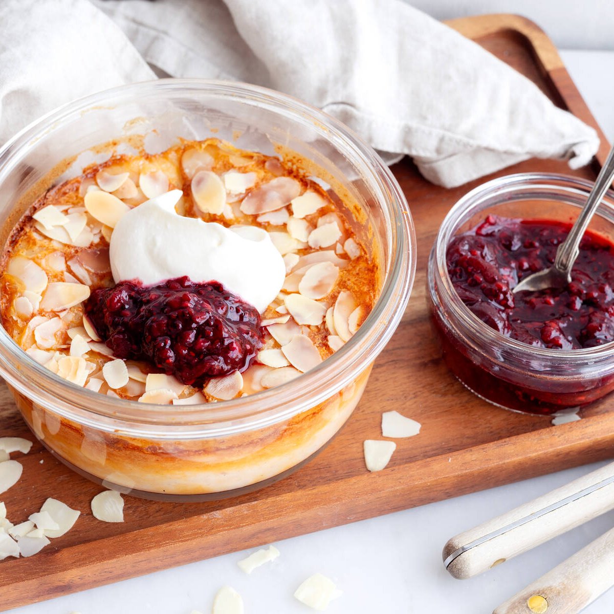 Ostkaka med cottage cheese