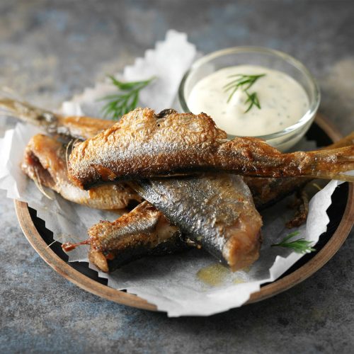 Halsterisilakat sinappikastikkeella