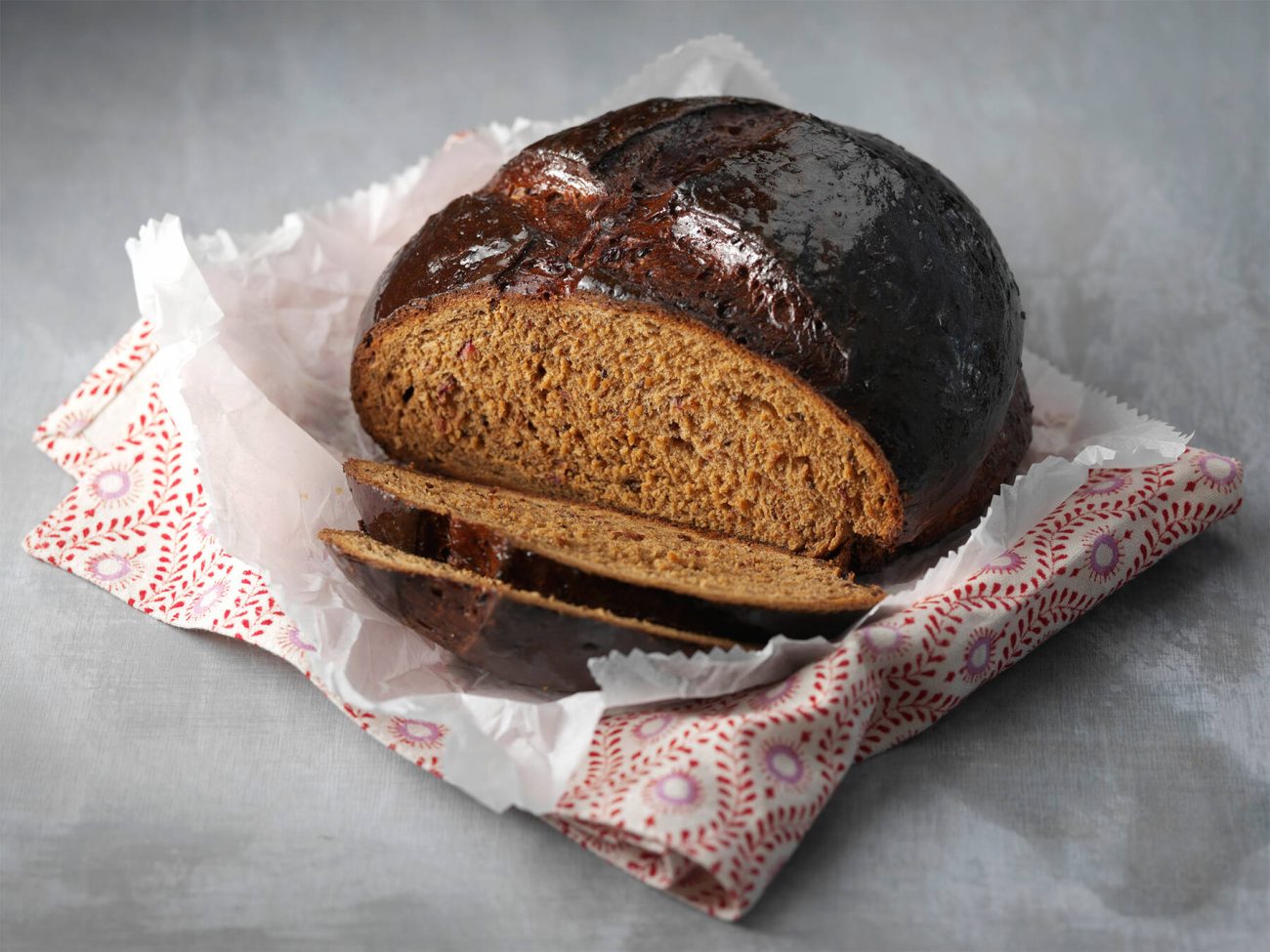 Puolukkainen mallasleipä