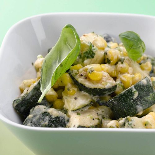 Kesäkurpitsa-maissipannu