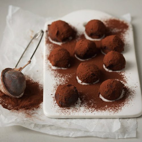 Pienet suklaatryffelit