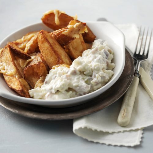 Lohkoperunat ja sillisalsa