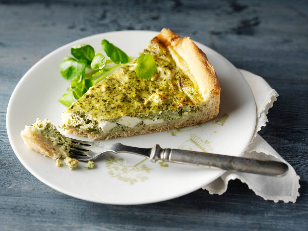 Juusto-pinaattipiiras