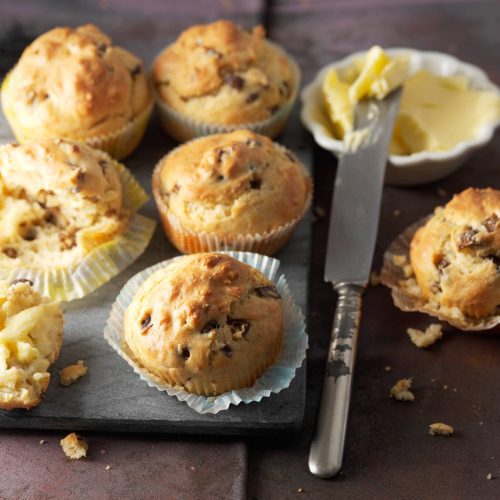 Mehevät sienimuffinit