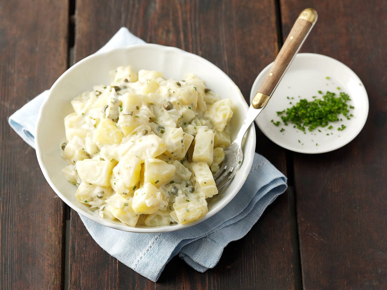 Lämmin perunasalaatti