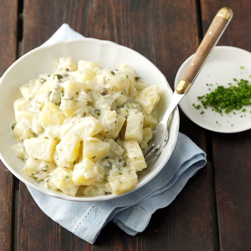 Lämmin perunasalaatti