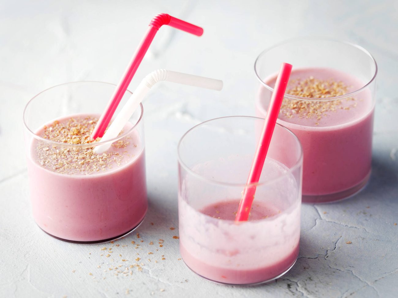 Mustikka-vadelmasmoothie