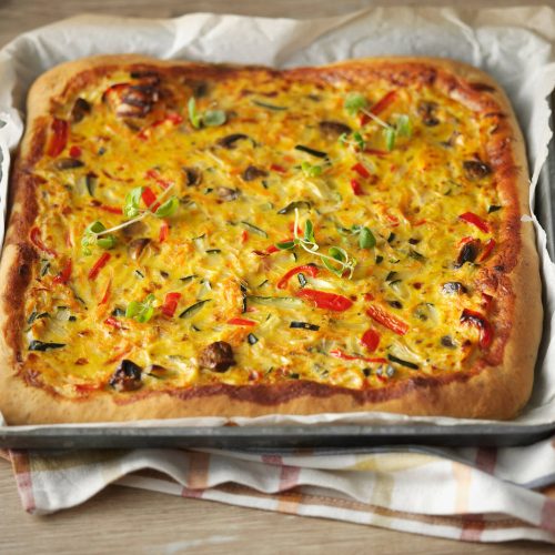 Värikäs kasvispiirakka